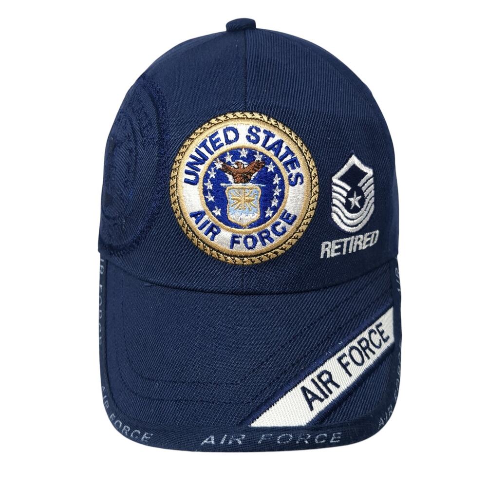 United States Air Force Baseball Cap Blue OS Adjustable Embroidered Sports Cap